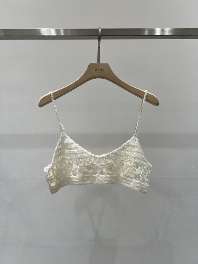 RE STYLE-Q韓國代購女士新品時尚人氣吊帶背心羊毛針織RE STYLE吊帶/背心