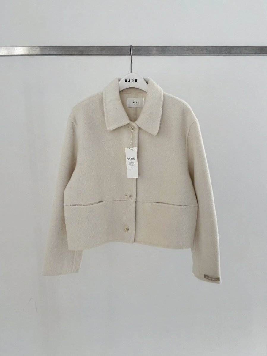 HARU東大門代購女士新品人氣真品推薦休閑熱賣短款大衣手工HARU短款大衣