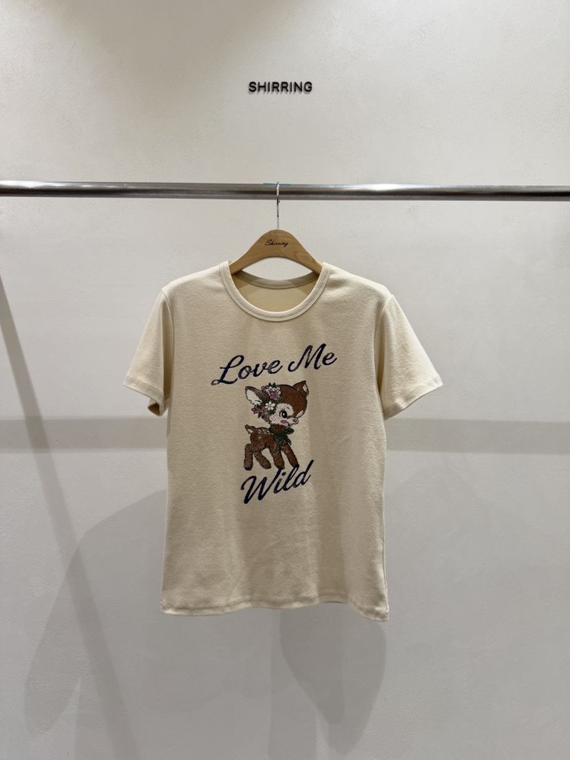 SHIRRING東大門代購女裝新品人氣熱賣推薦真品休閑時尚T恤SHIRRINGT恤