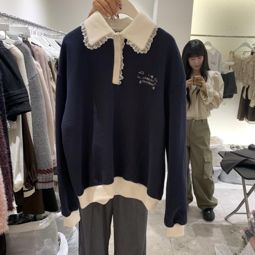 TYCHE韓國代購女士新品時尚推薦真品人氣熱賣休閑衛衣加絨TYCHE衛衣
