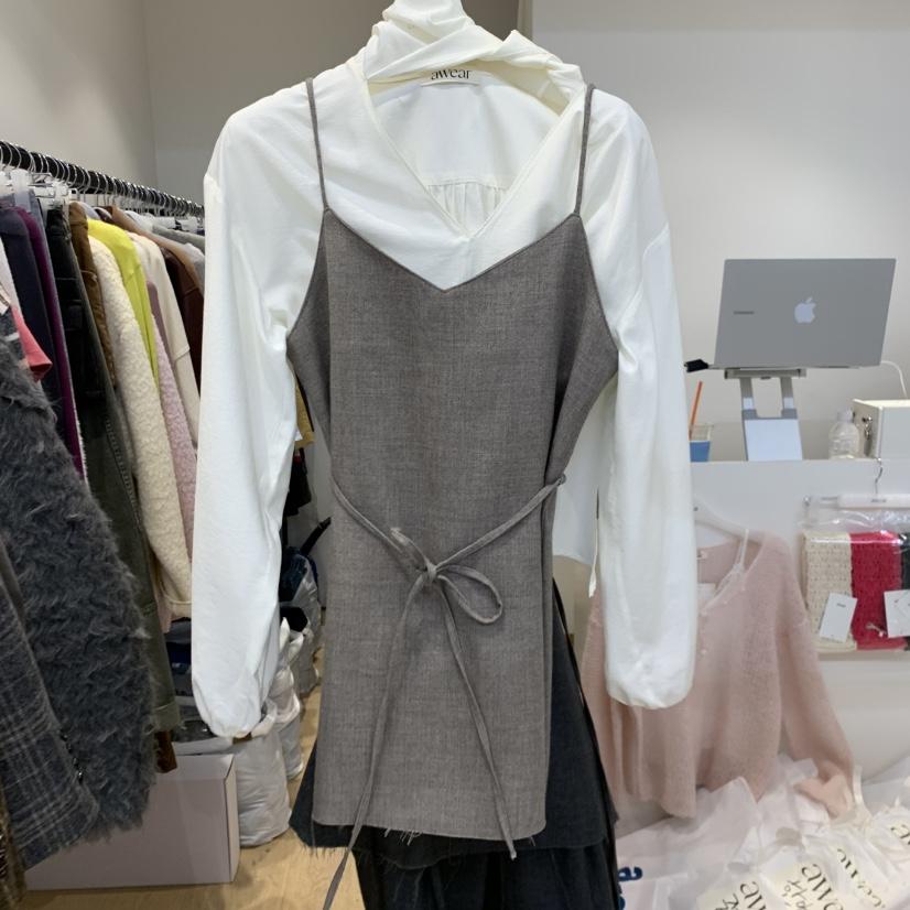 RUMIRU/AWEAR東大門實拍女裝新品熱賣休閑吊帶背心不含內搭awear/RUMIRU吊帶/背心