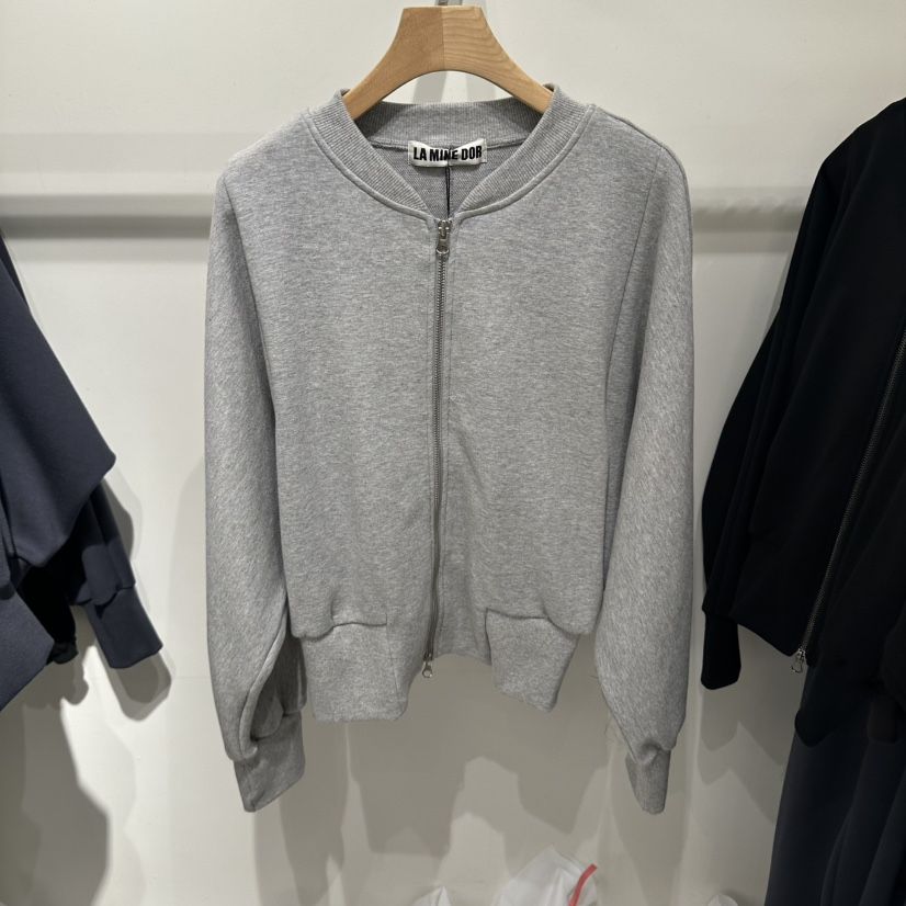 LAMINEDOR東大門代購女士新品真品時尚人氣推薦衛衣拉鏈羅紋LA MINE DOR衛衣