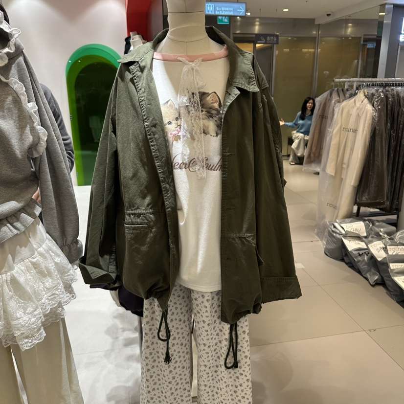 MINI UNNI東大門實拍女裝新品真品熱賣人氣時尚休閑夾克mini unni夾克