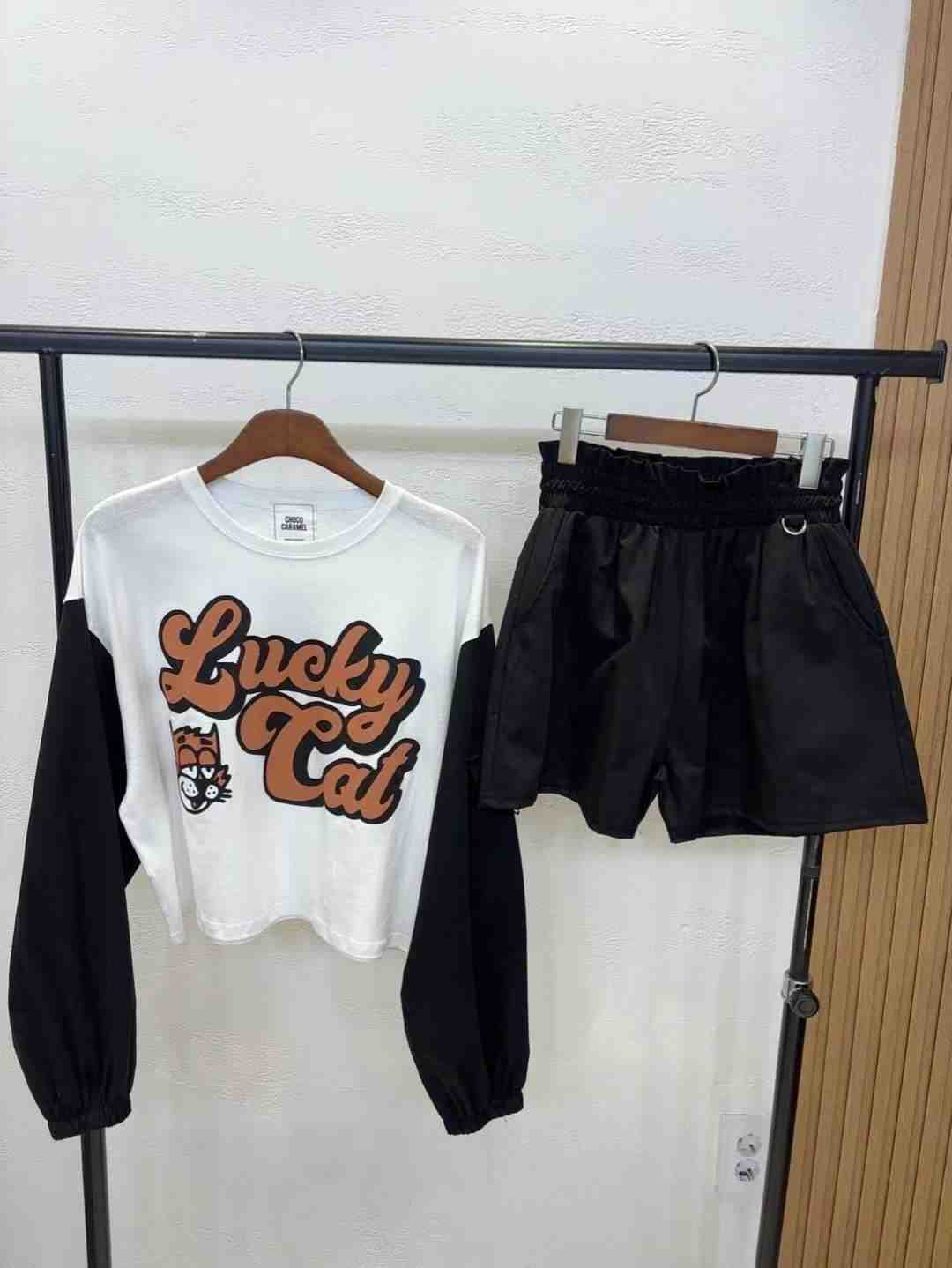 CHOCO CARAMEL韓國代購女裝新品休閑熱賣人氣時尚真品套裝B CLOTHES套裝