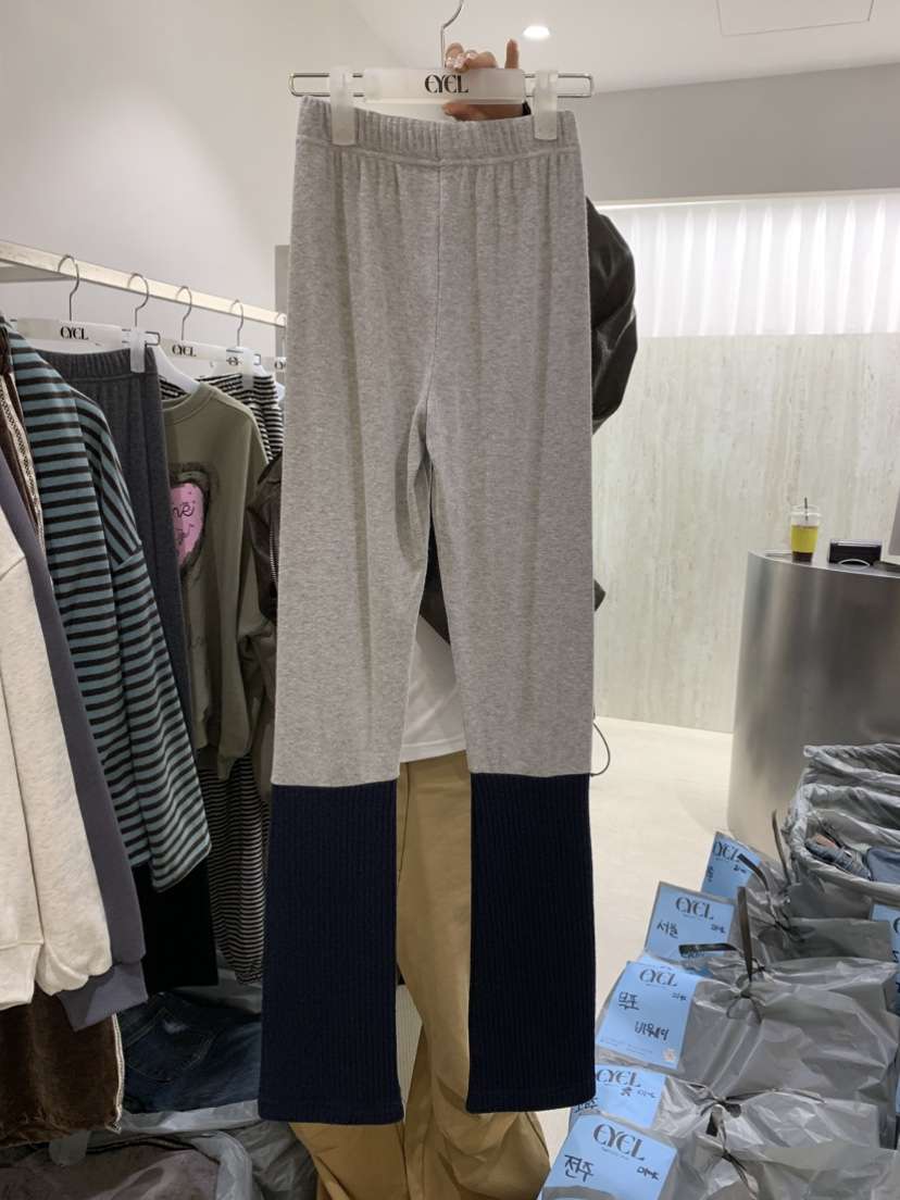 EYEL東大門直郵女裝新款真品熱賣推薦人氣打底褲鯊魚褲撞色EYEL打底褲/鯊魚褲