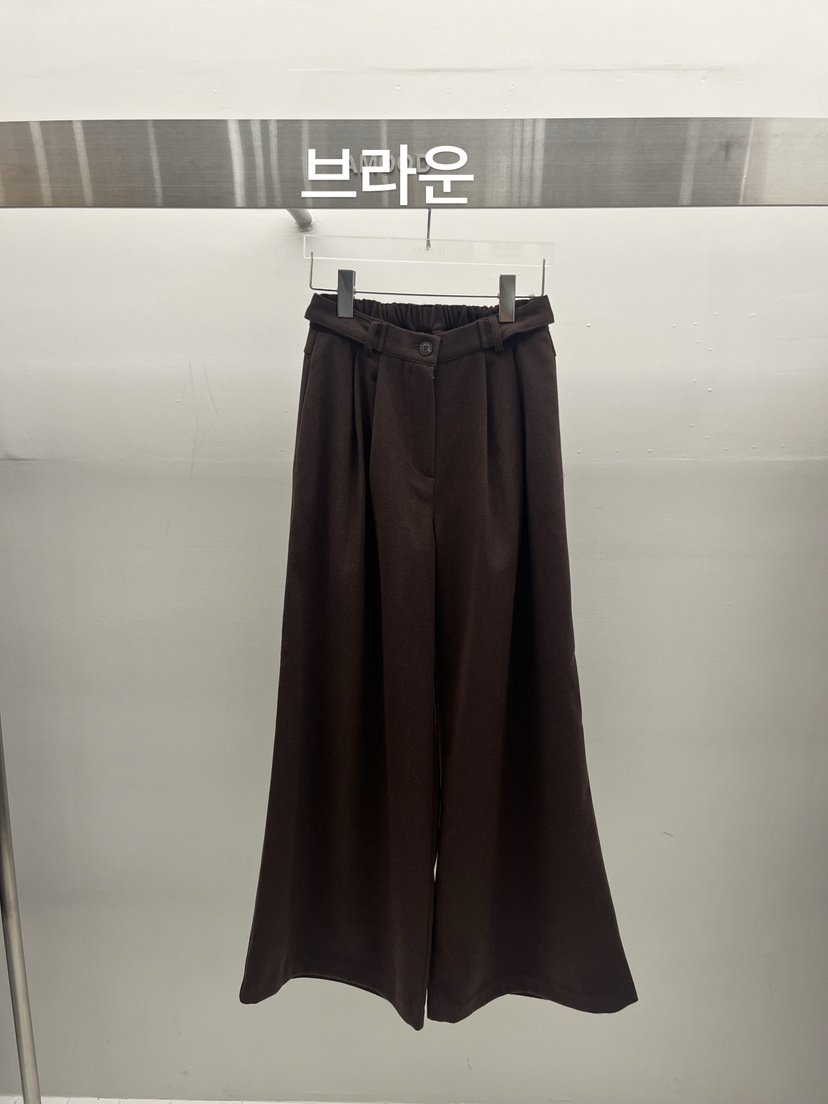 AMOOD韓國直郵女裝新款熱賣時尚真品人氣休閑推薦休閑褲腰帶AMOOD休閑褲