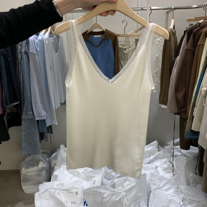 IFU HOUSE韓國代購女士新款時尚休閑熱賣真品人氣吊帶背心IFU HOUSE吊帶/背心