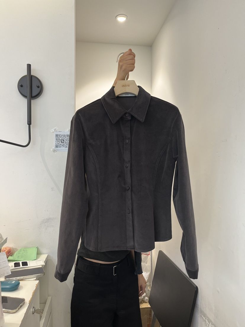 OUVIR東大門實拍女士新品人氣時尚真品休閑襯衫蕾絲衫燈芯絨O.V.R/OUVIR襯衫/蕾絲衫