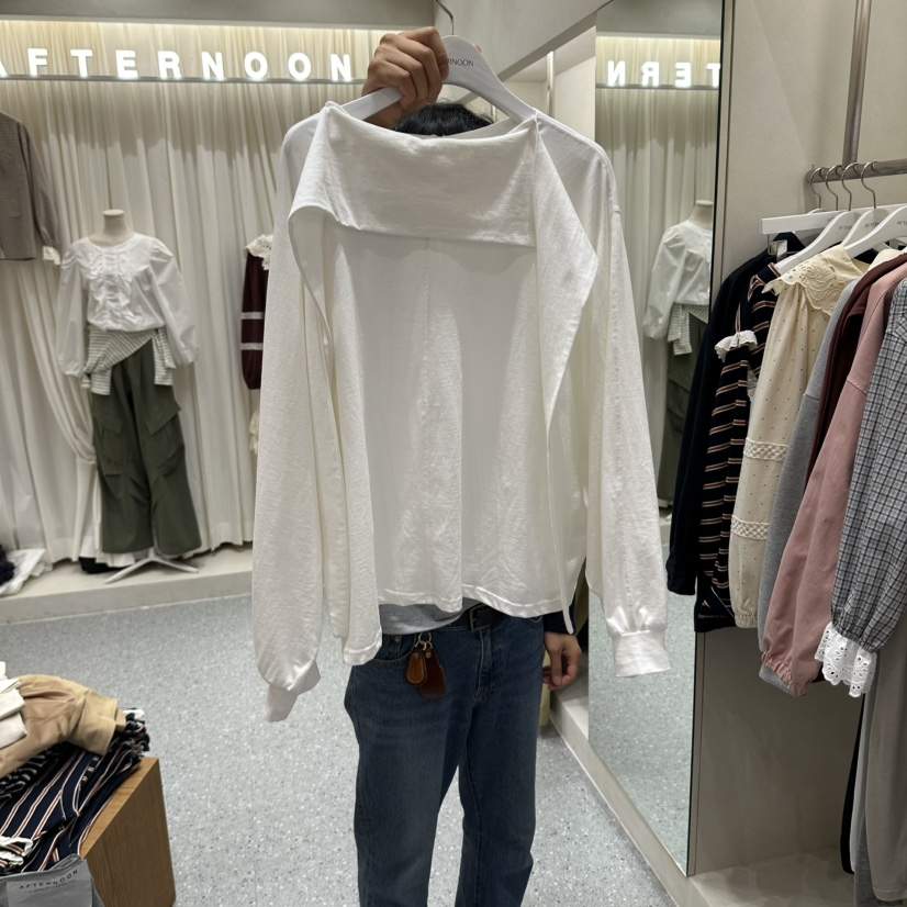 AFTERNOON韓國直郵女裝新款熱賣推薦休閑時尚真品襯衫蕾絲衫AFTERNOON襯衫/蕾絲衫