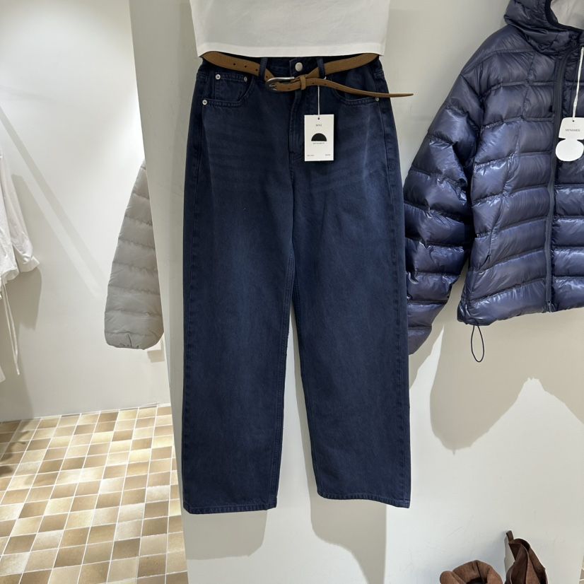 MYNAMEIS/AIME HOPE MAKE韓國直郵女士新款推薦牛仔褲不含腰帶染色MYNAMEIS/AIME HOPE MAKE牛仔褲