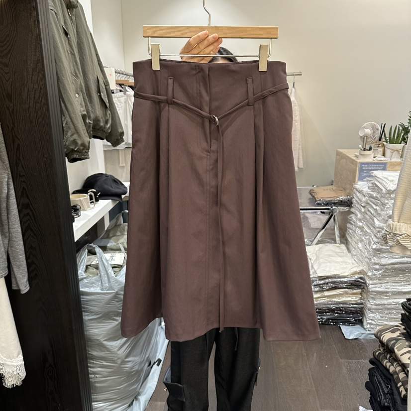 VIBELLE東大門代購女裝新品休閑真品推薦半身裙中短裙含腰繩VIBELLE半身裙/中短裙
