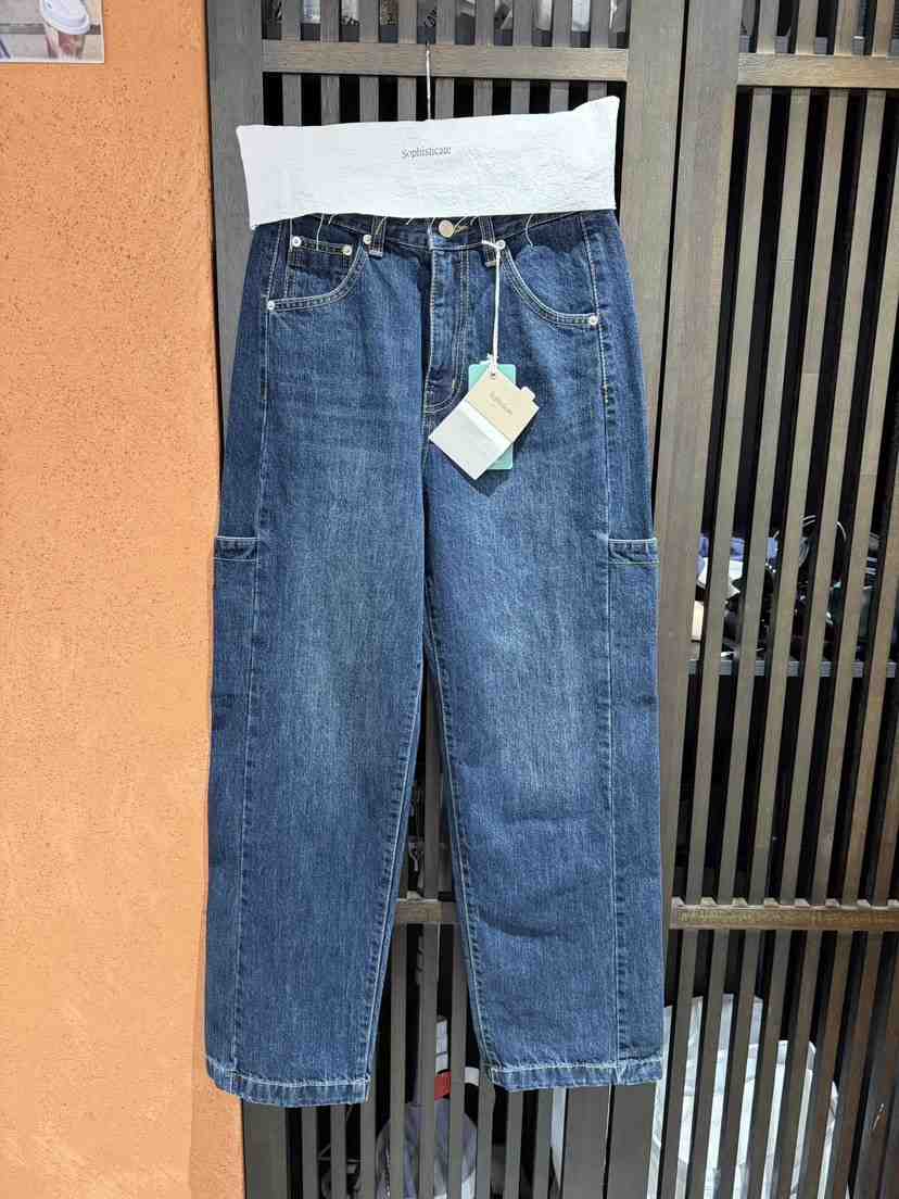 SOPHISTICATE韓國直郵女裝新品時尚休閑熱賣真品牛仔褲口袋SOPHISTICATE牛仔褲