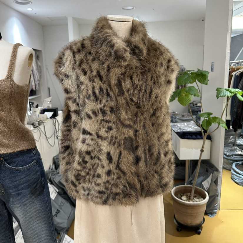 DE VENTI東大門代購女士新品休閑真品熱賣時尚推薦馬甲豹紋De VENTI馬甲