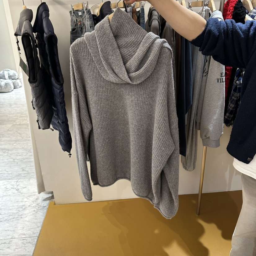 DE VENTI韓國代購女士新款時尚真品人氣熱賣推薦針織衫圍巾De VENTI針織衫