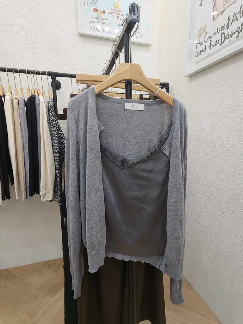 ABLESTUDIO東大門代購女士新品人氣推薦休閑開衫假兩件開襟ABLESTUDIO開衫