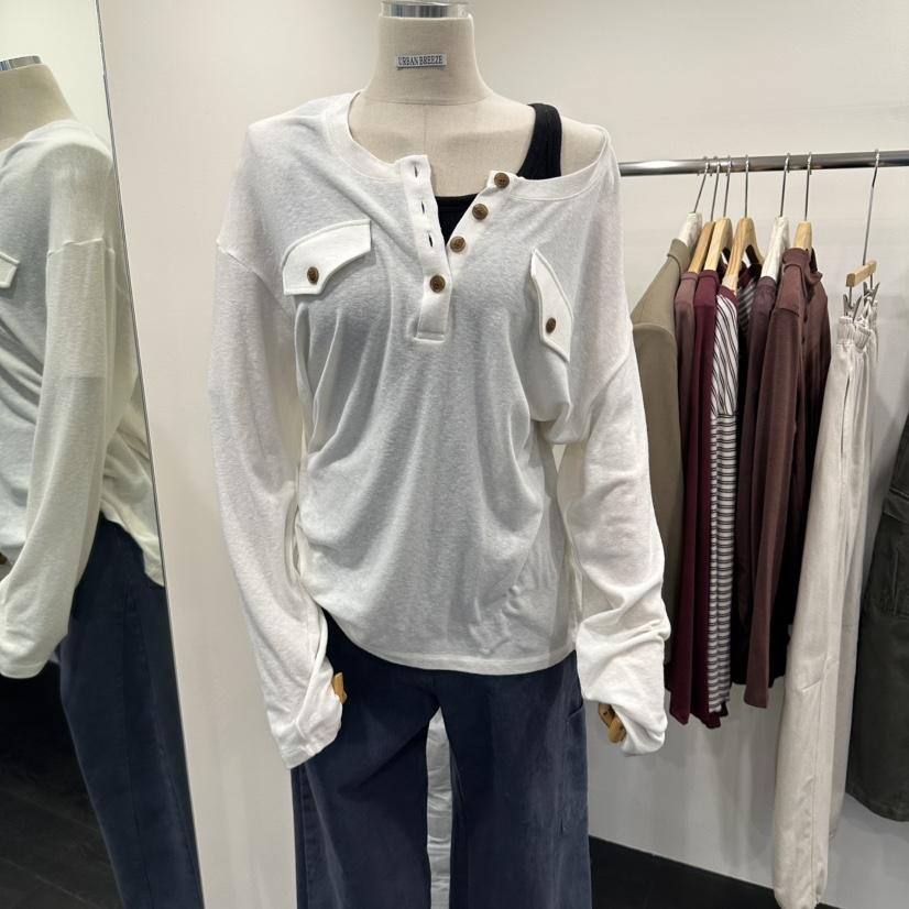 URBAN BREEZE東大門實拍女裝新品熱賣休閑人氣真品長袖T恤URBAN BREEZE長袖T恤