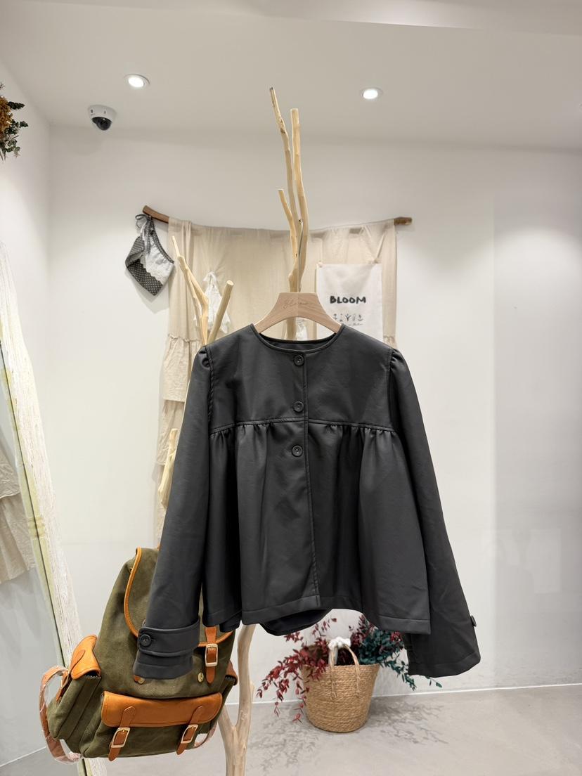 BLOOM東大門代購女士新品休閑熱賣時尚真品人氣推薦夾克圓領BLOOM-S夾克