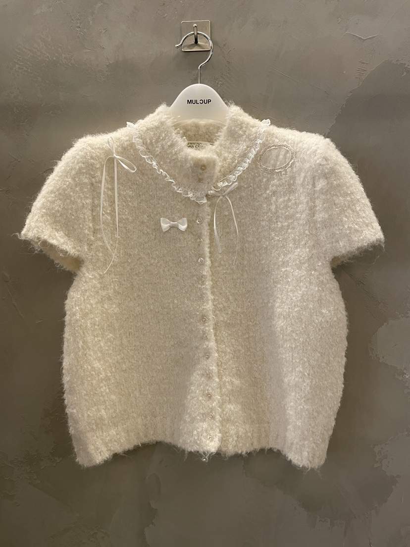 MULCUP東大門實拍女裝新款休閑真品時尚推薦毛衣短袖針織衫MULCUP毛衣