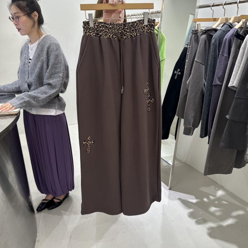 REPELLER東大門直郵女士新款人氣熱賣推薦時尚休閑褲豹紋REPELLER休閑褲
