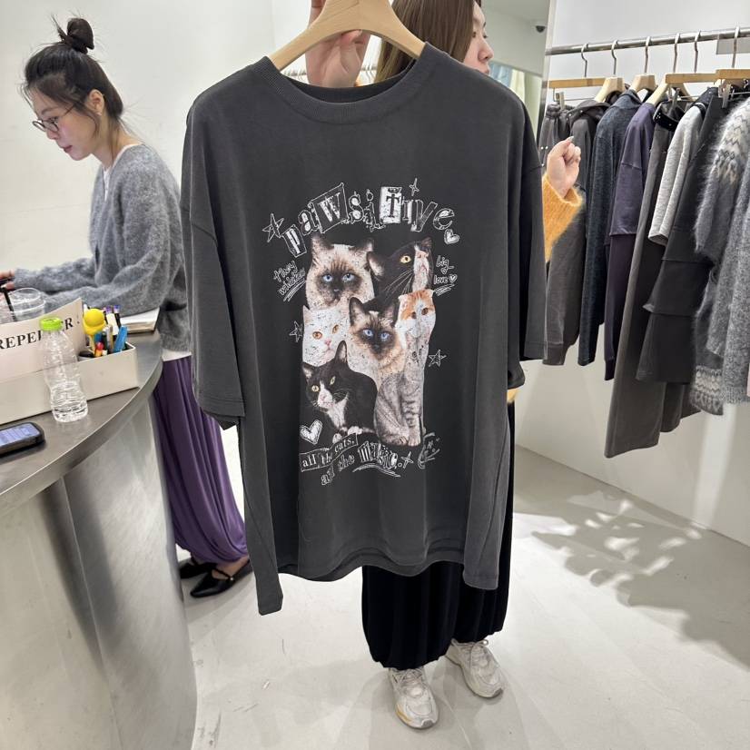 REPELLER韓國直郵女士新品人氣熱賣真品時尚推薦休閑T恤REPELLERT恤