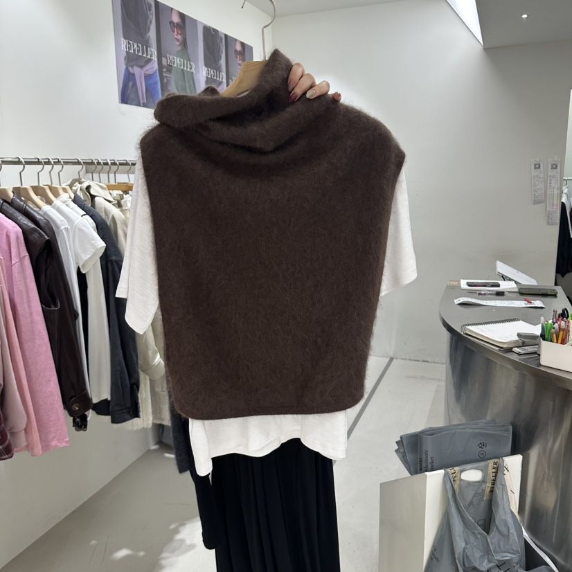 REPELLER東大門實拍女士新品推薦熱賣吊帶背心羊毛絲綢不含REPELLER吊帶/背心