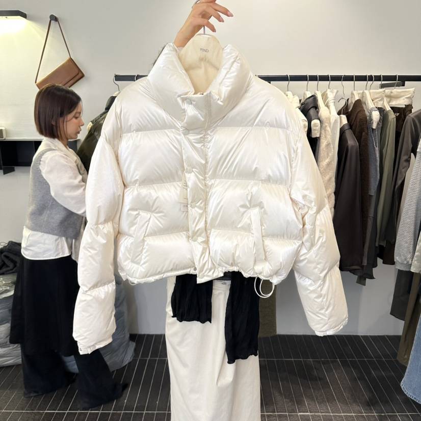FIND-P韓國直郵女裝新款人氣真品休閑推薦時尚短款羽絨服FIND-P短款羽絨服