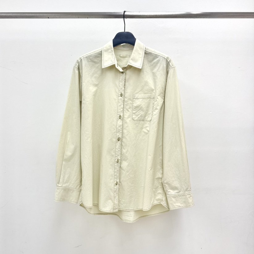 RIVER韓國直郵女裝新品人氣職業時尚推薦休閑真品襯衫蕾絲衫WATER/RIVER襯衫/蕾絲衫