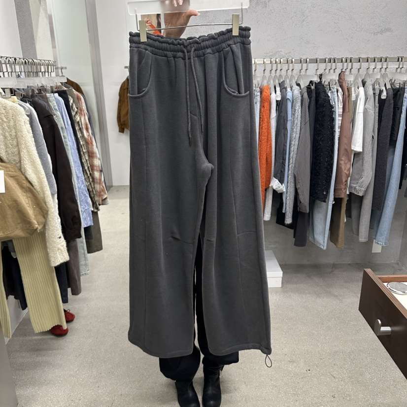 WEARABLE-L東大門實拍女士新品休閑時尚熱賣休閑褲加絨染色WEARABLE休閑褲