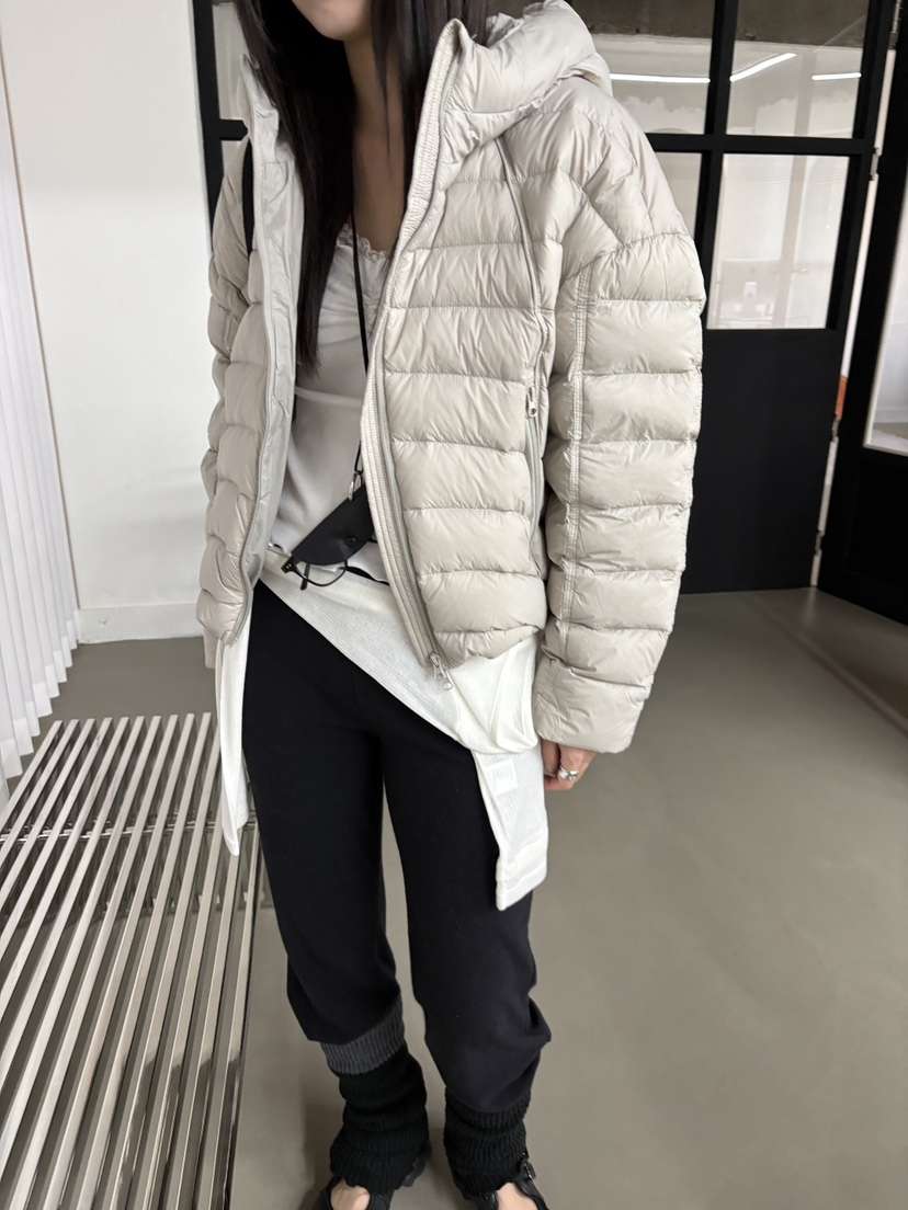 Verbena東大門直郵女士新品人氣推薦熱賣真品短款羽絨服絎縫Verbena短款羽絨服