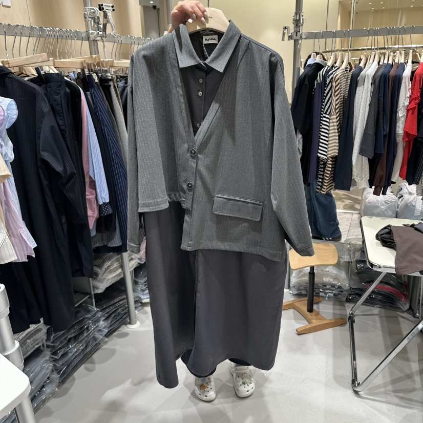 RUMBA韓國代購女裝新品真品推薦時尚人氣休閑熱賣連衣裙RUMBA連衣裙