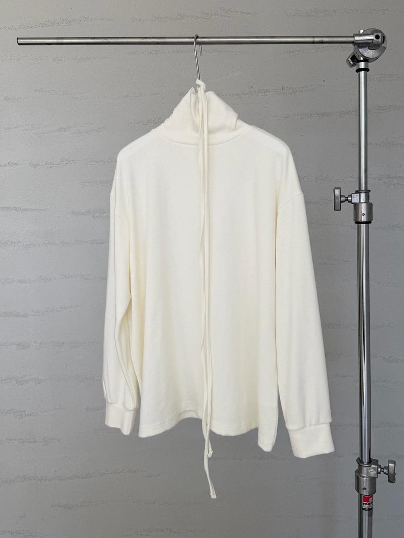 URBANE cloth東大門實拍女裝新品推薦長袖T恤含腰繩加絨URBANE cloth長袖T恤