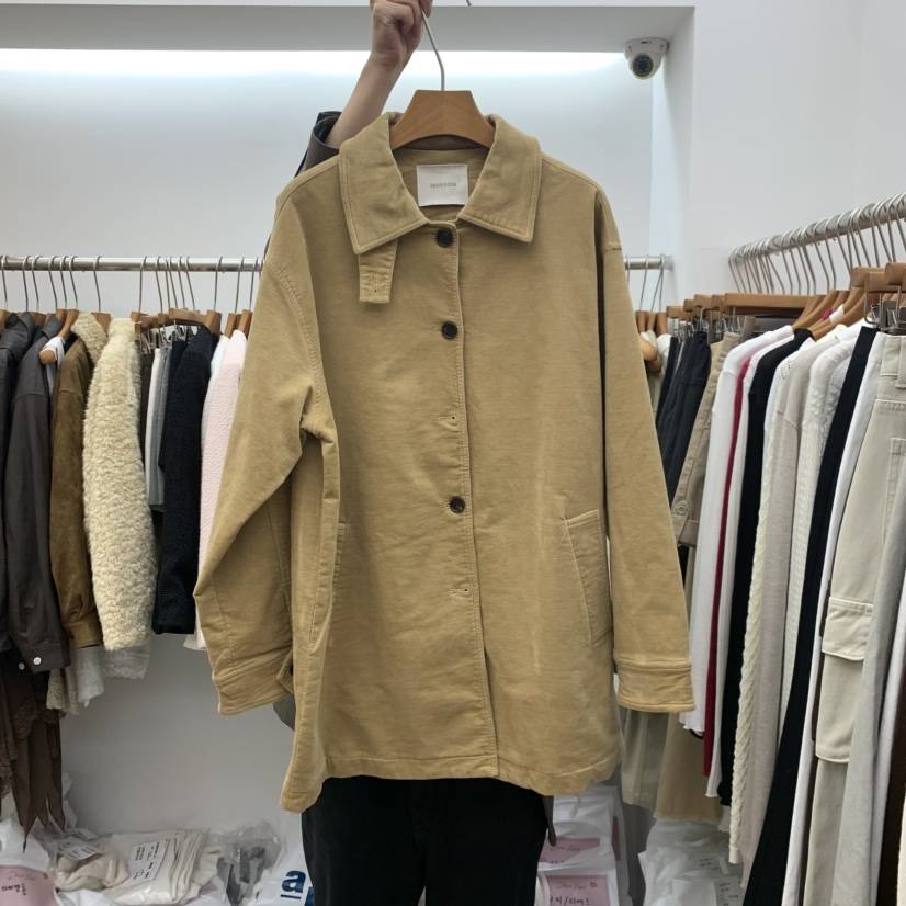 DRESS ROOM東大門直郵女士新款休閑熱賣推薦人氣夾克燈芯絨DRESS ROOM夾克
