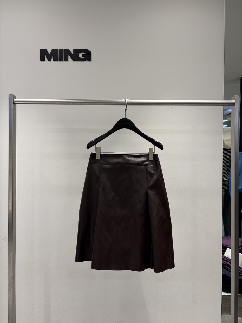 MING/MENG韓國代購女裝新款人氣休閑真品半身裙中短裙皮裙MING/MENG半身裙/中短裙