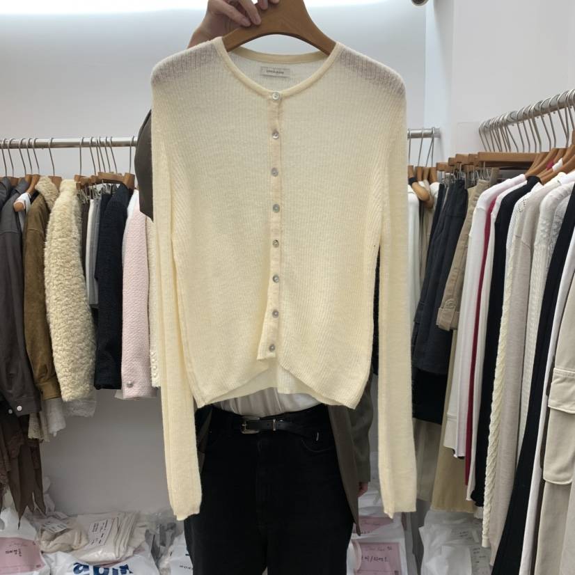 DRESS ROOM韓國代購女裝新款推薦休閑真品針織衫柔軟開衫DRESS ROOM針織衫