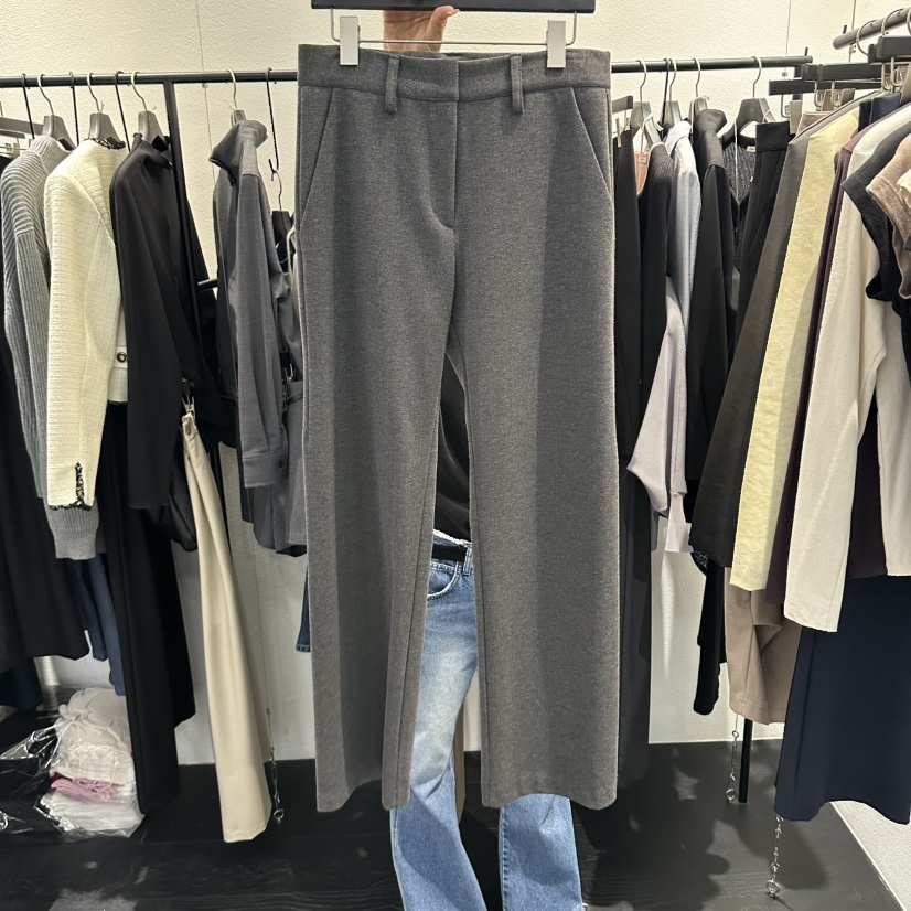 FLAMME TOIT/LUNAMDE韓國直郵女士新品時尚休閑褲人字紋FLAMME TOIT/LUNAMDE休閑褲