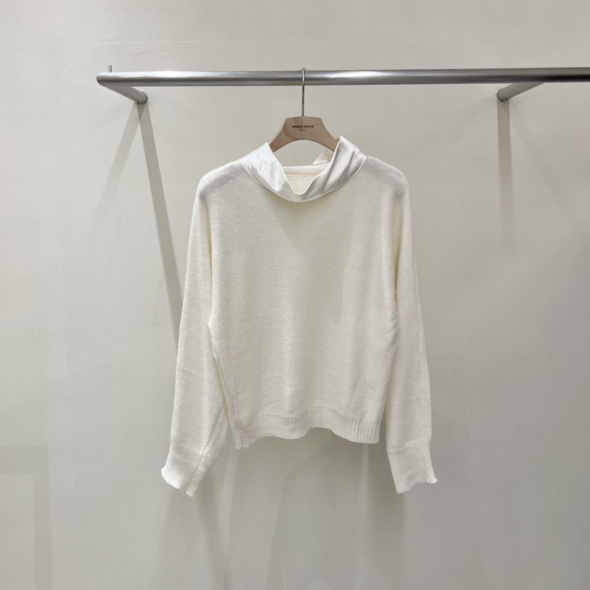 MARIE MARIE東大門實拍女裝新品真品休閑針織衫安哥拉緞面MARIE MARIE針織衫
