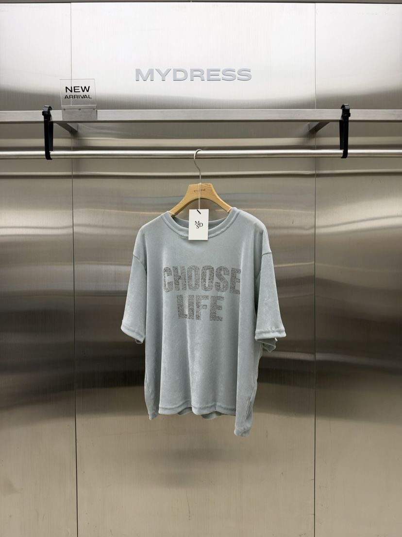 MYDRESS韓國代購女士新款真品推薦人氣熱賣時尚T恤天鵝絨MYDRESST恤