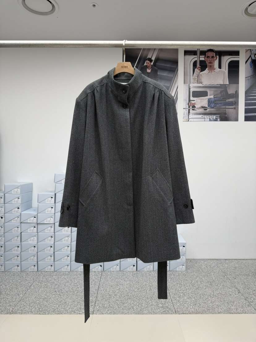 MADE-P東大門實拍女士新品休閑熱賣人氣推薦真品長款風衣MADE-P長款風衣