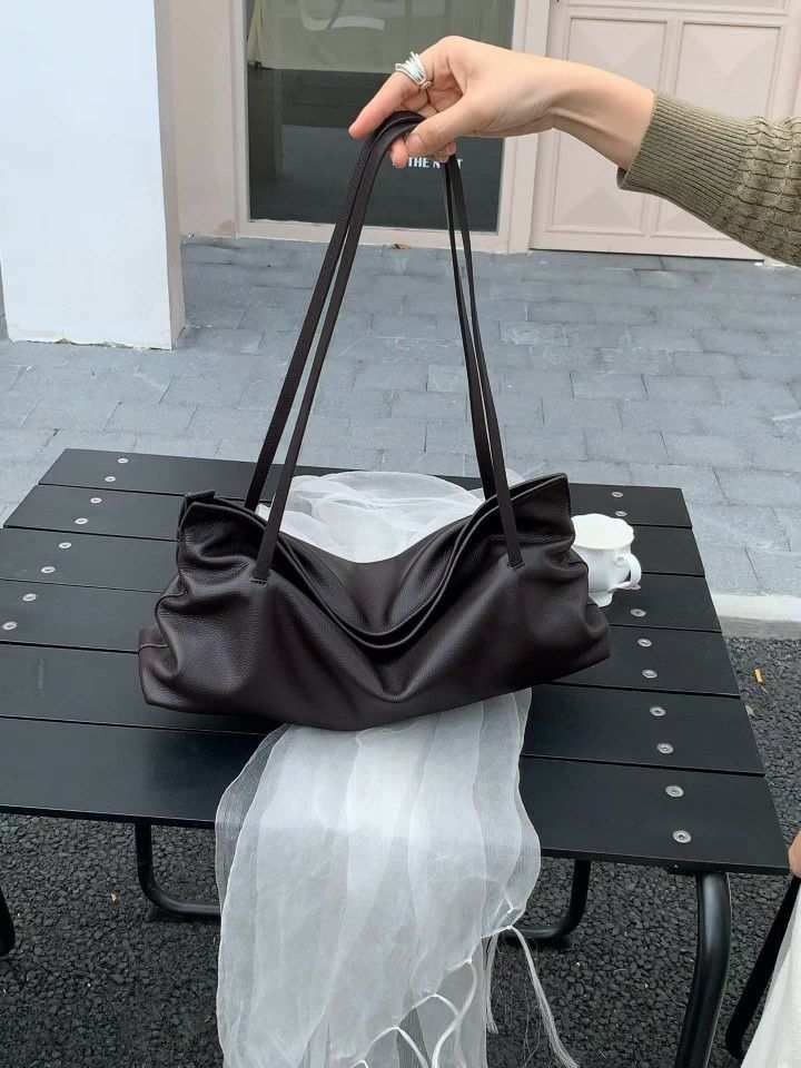 TROUVAILLE東大門直郵女士新品時尚推薦熱賣單肩斜跨包牛皮TROUVAILLE單肩/斜跨包