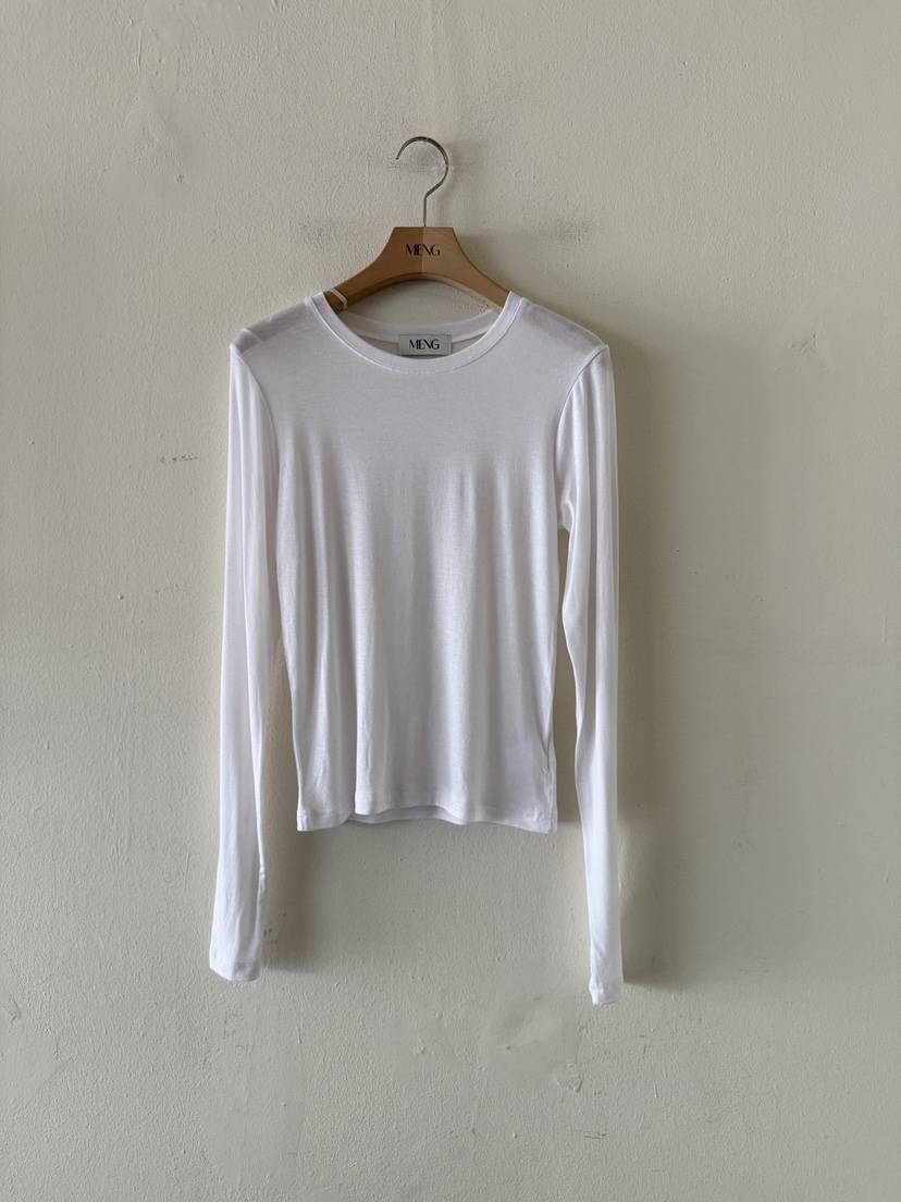 MENG/MING韓國代購女士新品推薦真品休閑時尚長袖T恤天絲MENG/MING長袖T恤