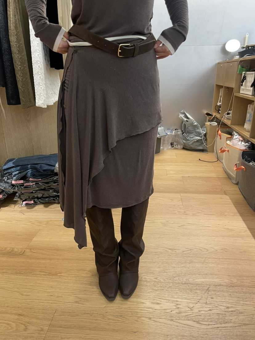 LEFANCY東大門實拍女士新款真品時尚半身裙中短裙不含腰帶LEFANCY半身裙/中短裙