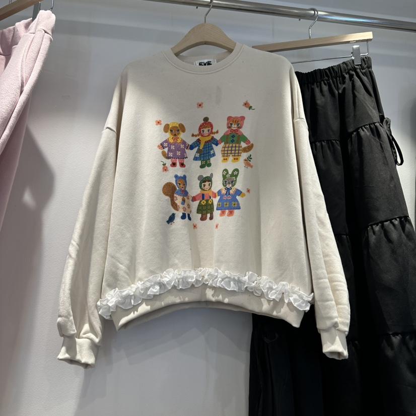 EVE東大門代購女裝新品人氣時尚熱賣真品休閑推薦衛衣加絨EVE衛衣