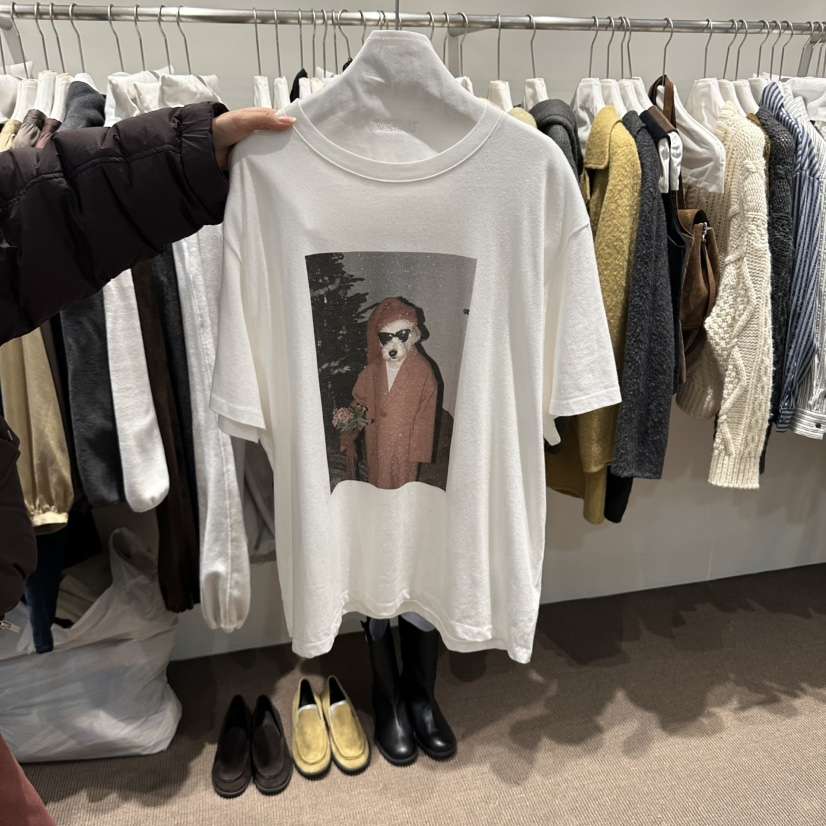 OVERTAKE韓國代購女裝新品熱賣推薦時尚人氣休閑真品T恤狗狗OVERTAKET恤