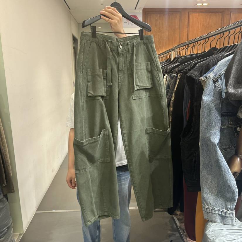 GARMENT-P東大門直郵女裝新款人氣時尚真品熱賣休閑褲口袋GARMENT休閑褲