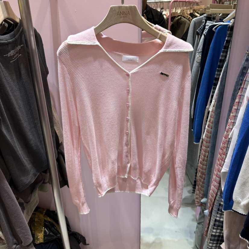 ANNA-P韓國直郵女裝新品推薦真品熱賣人氣時尚休閑開衫ANNA開衫