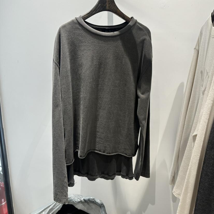 JANE BIRKIN韓國代購女裝新品休閑推薦時尚長袖T恤假兩件JANE BIRKIN設計師品牌長袖T恤