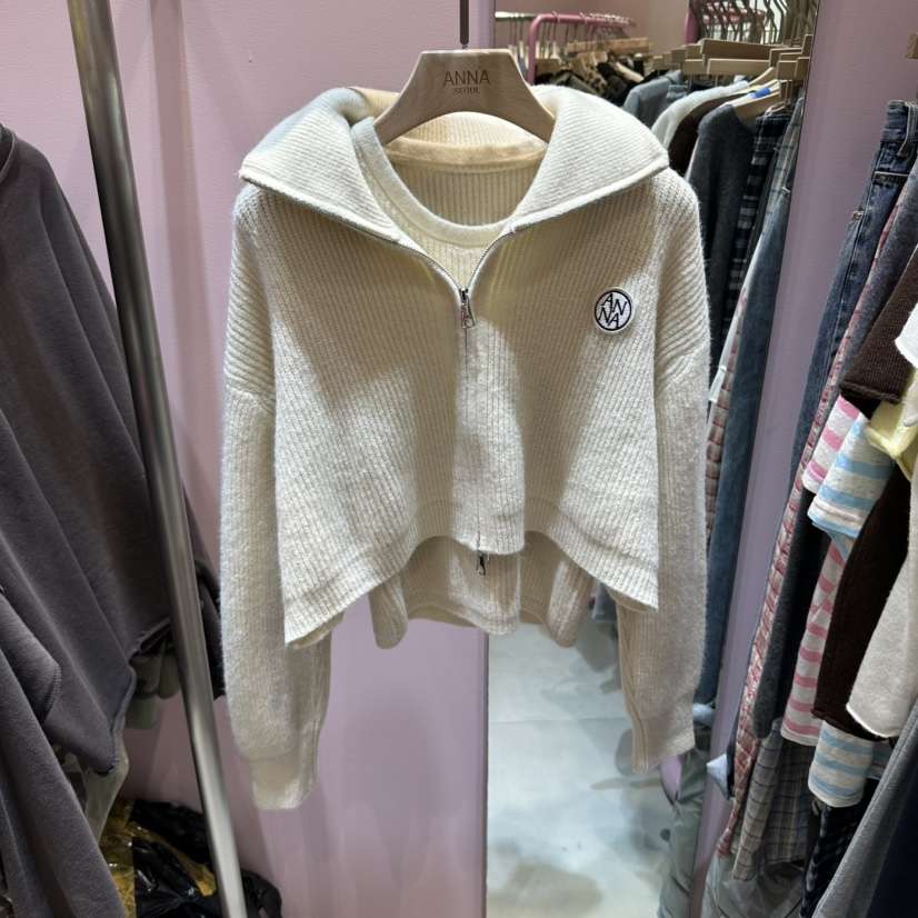ANNA-P東大門實拍女士新品人氣推薦真品時尚熱賣休閑毛衣ANNA毛衣