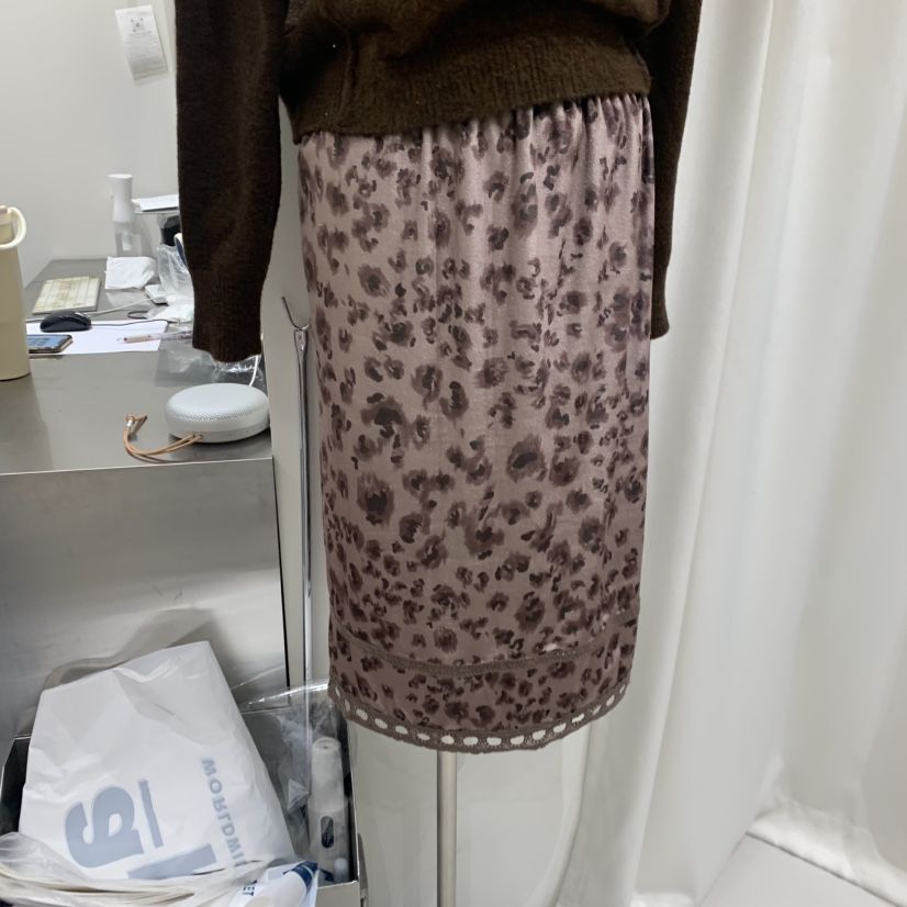 ASCENT東大門實拍女士新款休閑時尚推薦半身裙中短裙豹紋ASCENT半身裙/中短裙