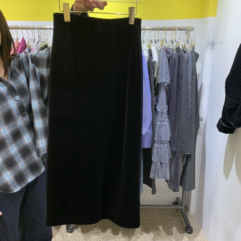 LE MASTERPLACE東大門實拍女裝新品真品推薦人氣長裙絲絨Le masterpiece長裙