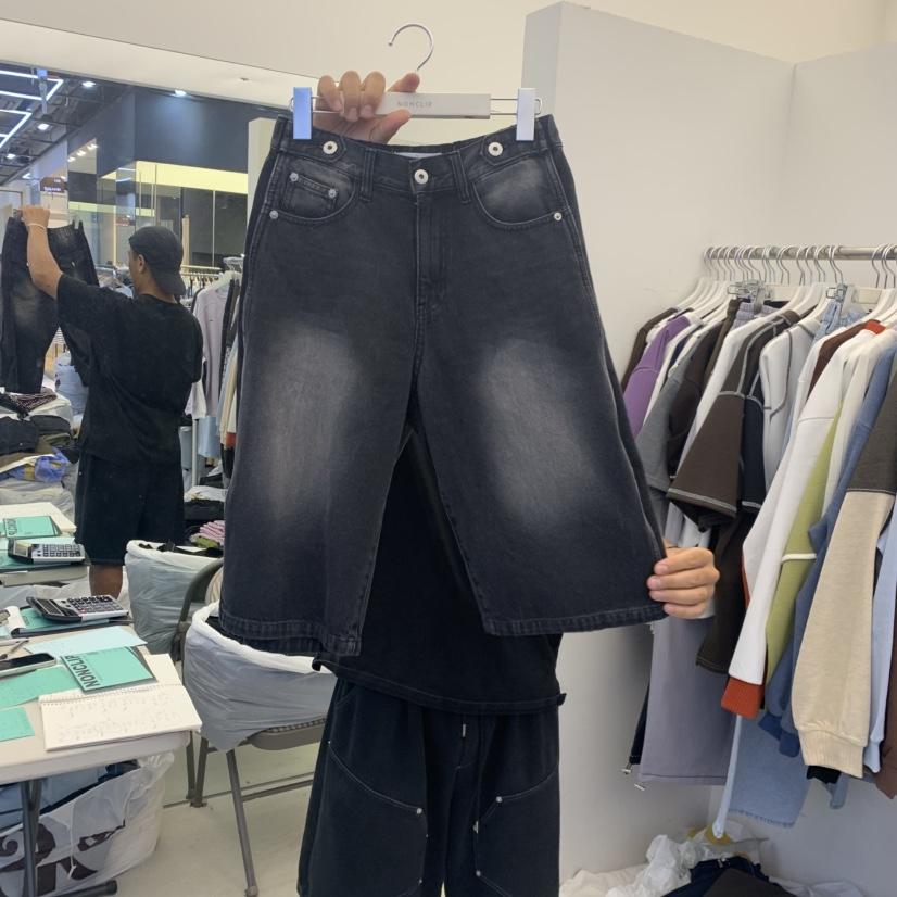 NON CLIP東大門直郵女士新品人氣真品熱賣短褲水洗牛仔布NON CLIP短褲